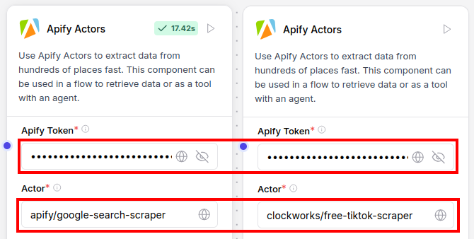 Flow - Actors configuration