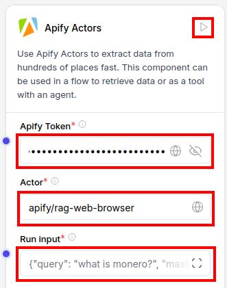 Flow - Apify Actors Run