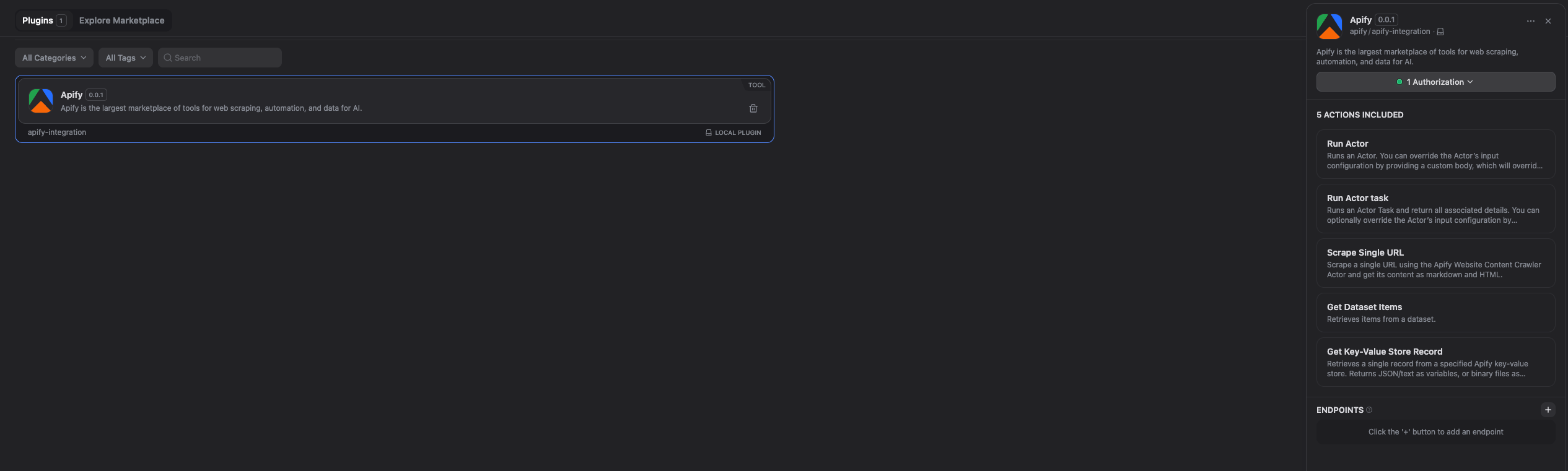 Create Dify Endpoint