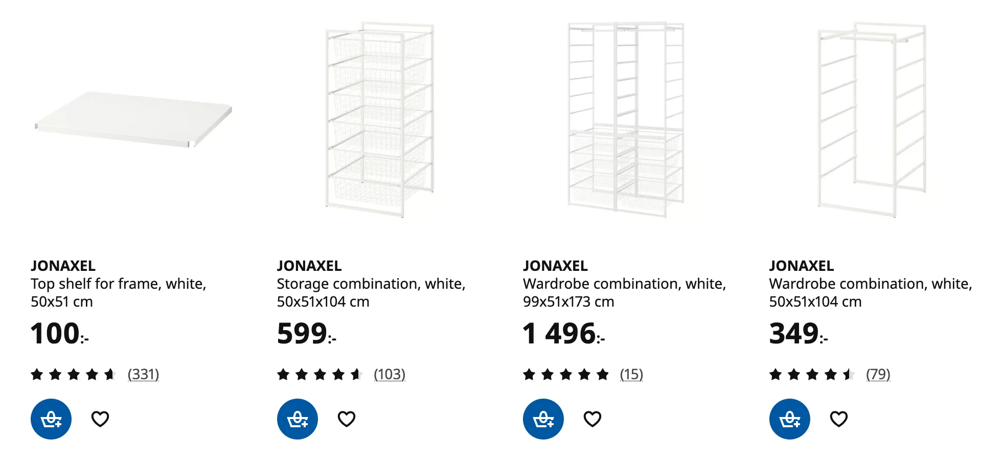 IKEA product listing