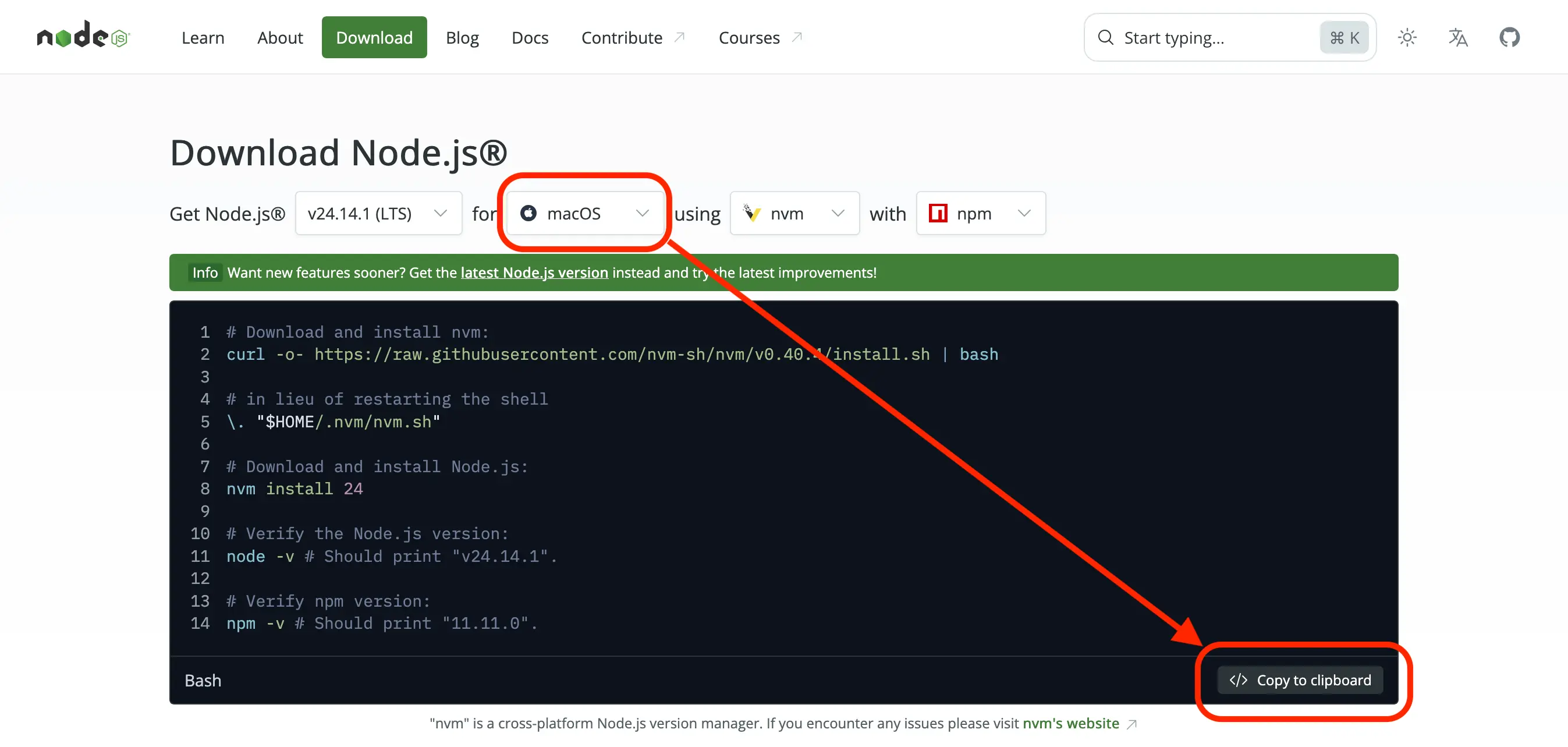 Download Node.js