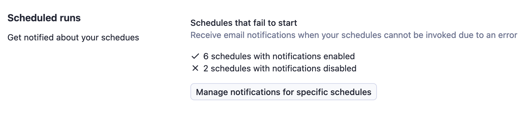 Schedule bulk notifications
