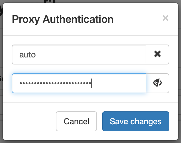 Authenticating a proxy