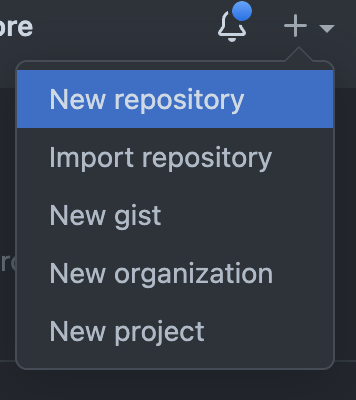 Create a new Github repo